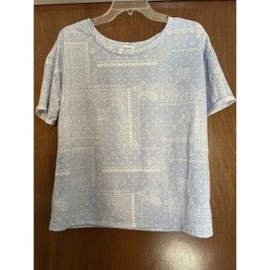 NWOT Splendid Short‎ Sleeve Paisley Sleep Shirt